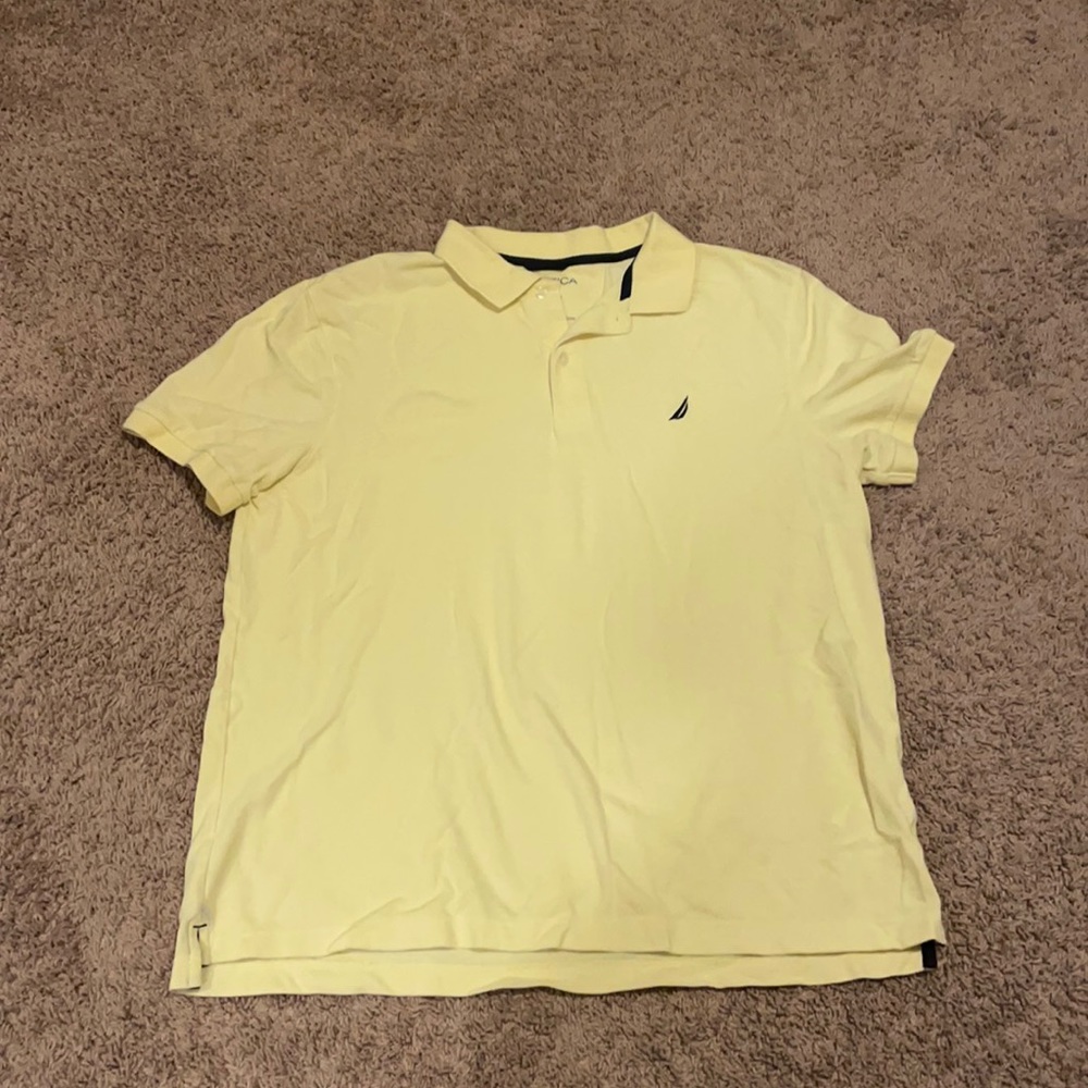 👕 Yellow Nautica Polo